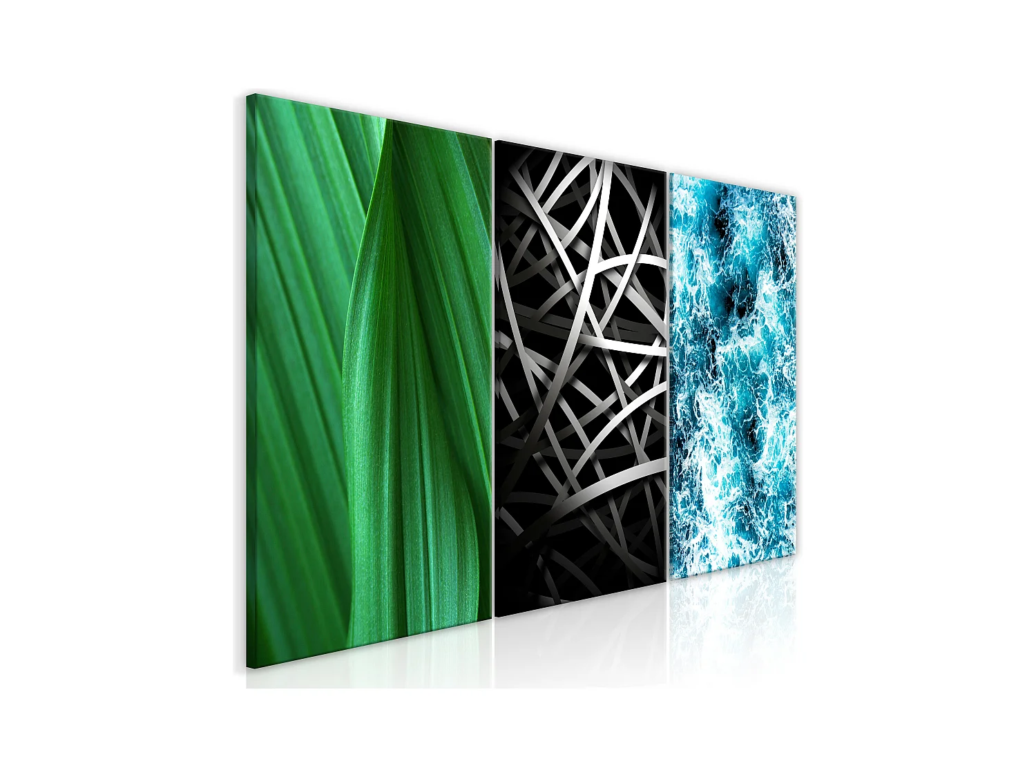Quadro - Structures in Nature (3 Parts) - 120x60