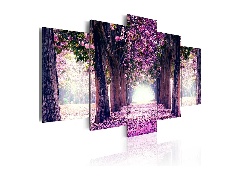 Quadro - Vicolo viola - 100x50