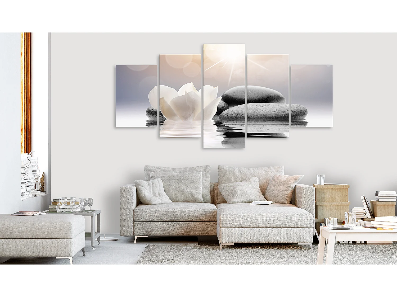 Quadro - Natural Lightness (5 Parts) Wide - 200x100