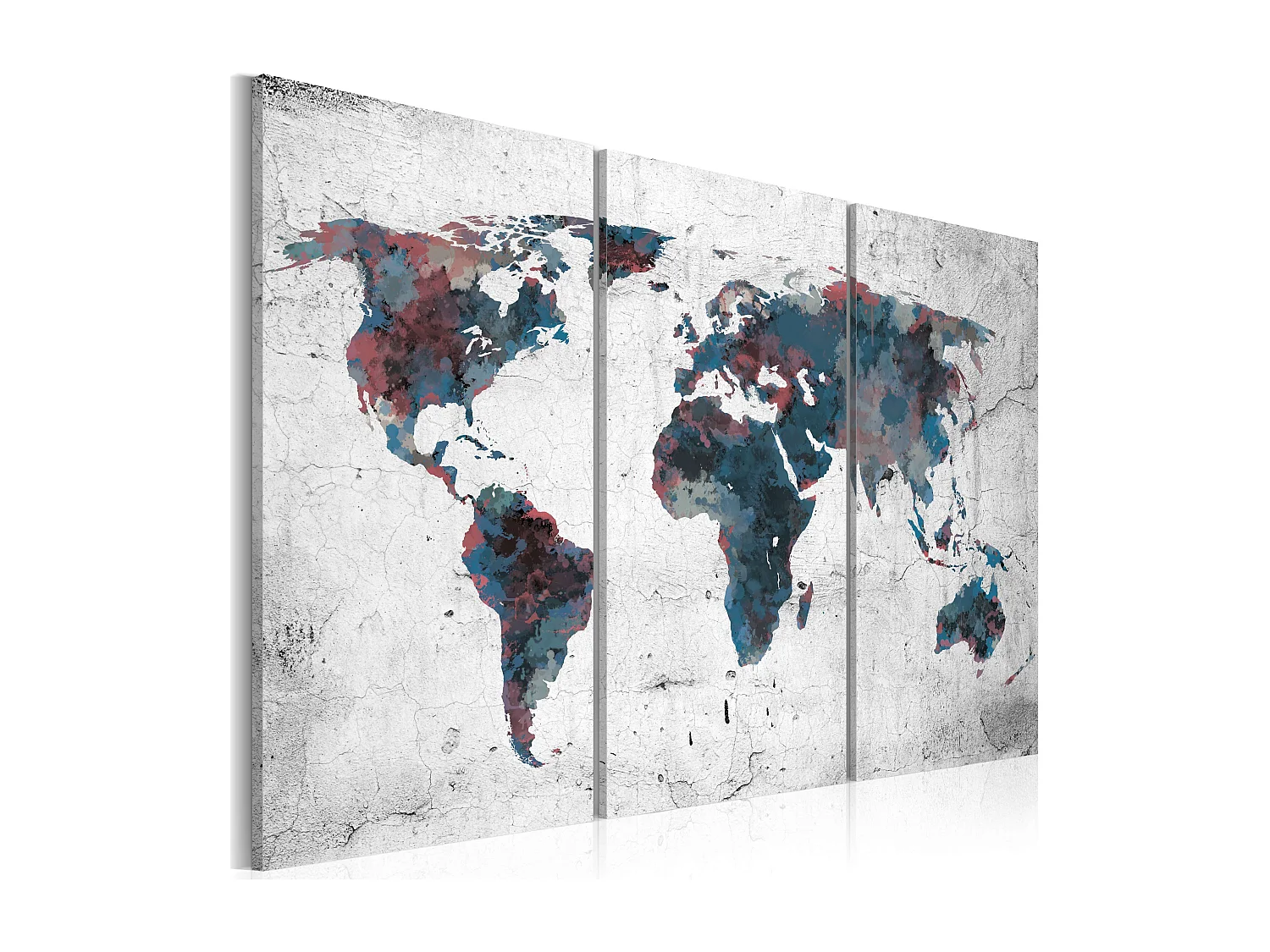 Quadro - Continenti ignoti: trittico - 90x60