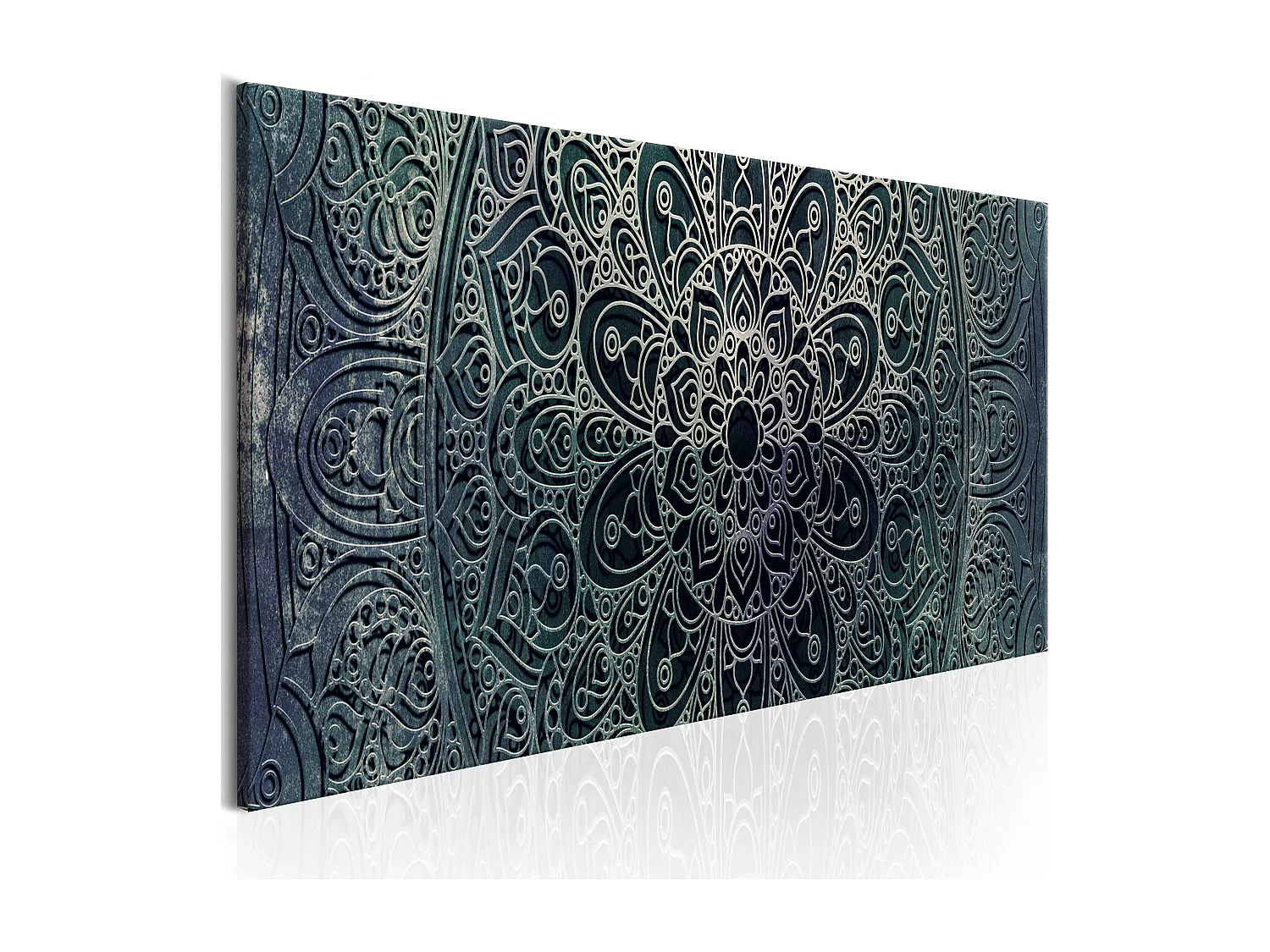 Quadro - Mandala: Malachite Calm - 135x45