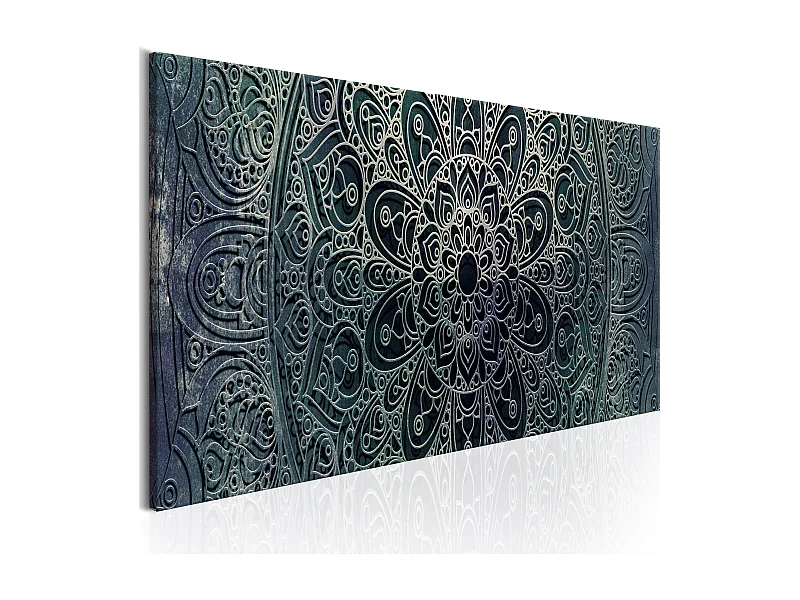 Quadro - Mandala: Malachite Calm - 135x45