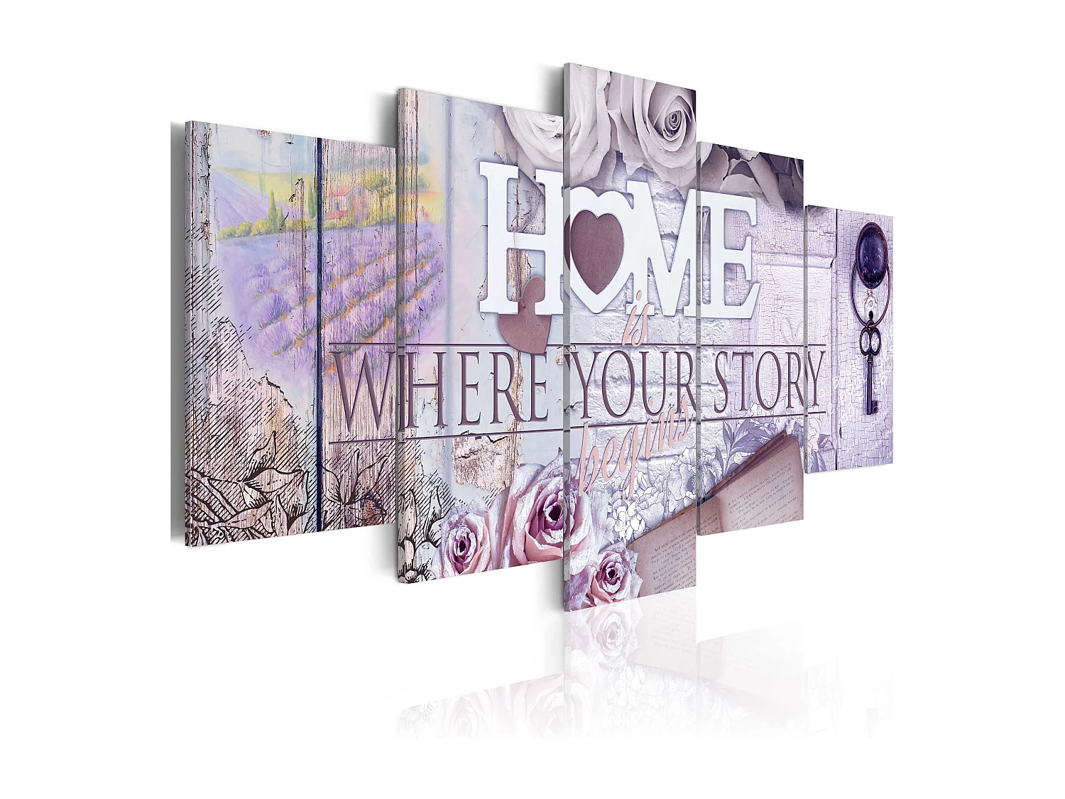 Quadro - Sogno Lavanda  - 100x50