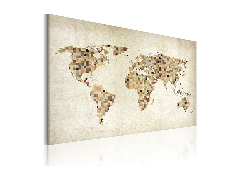 Quadro - Mondo di tonalita' beige - 90x60