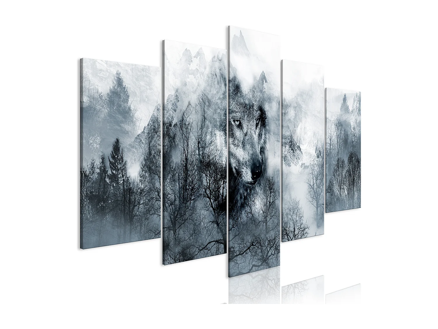 Quadro - Mountain Predator (5 Parts) Wide - 100x50
