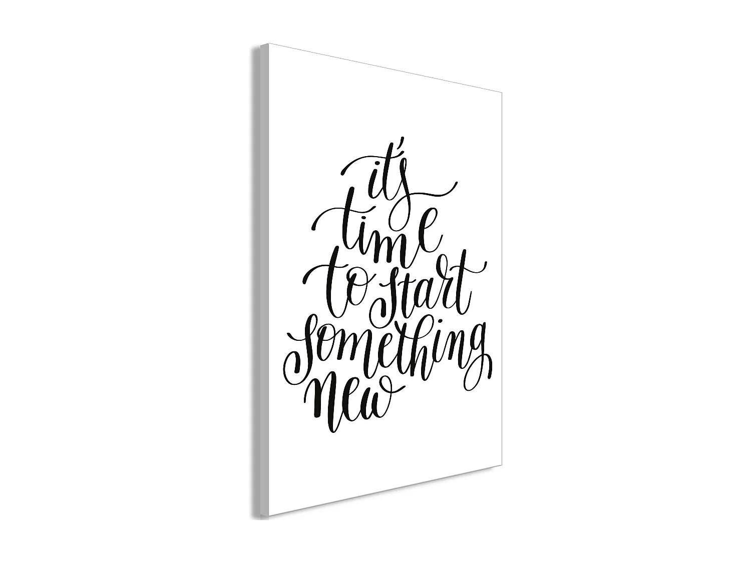 Quadro - It's Time to Start Something New (1 Part) Vertical - 60x90