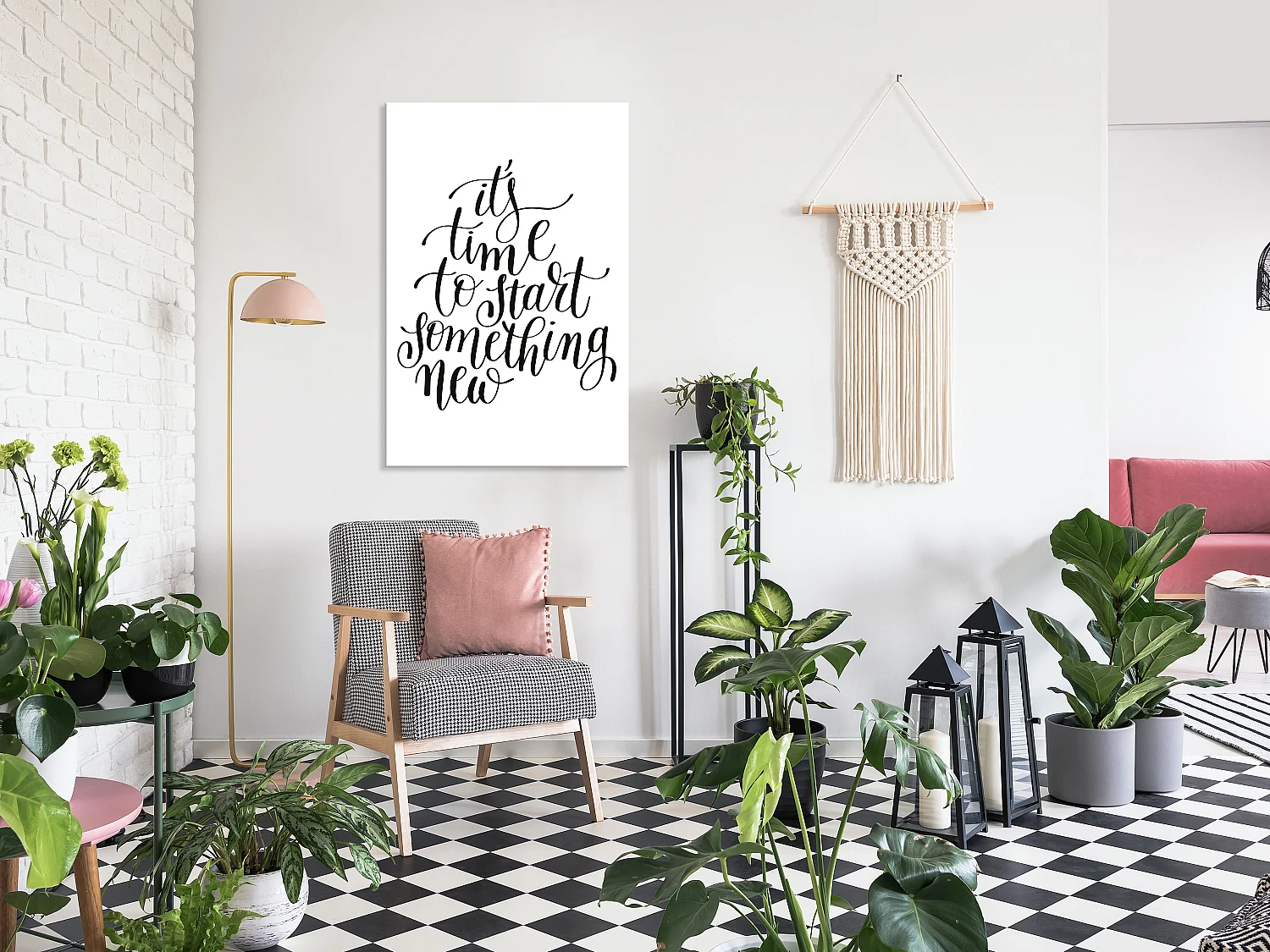 Quadro - It's Time to Start Something New (1 Part) Vertical - 60x90