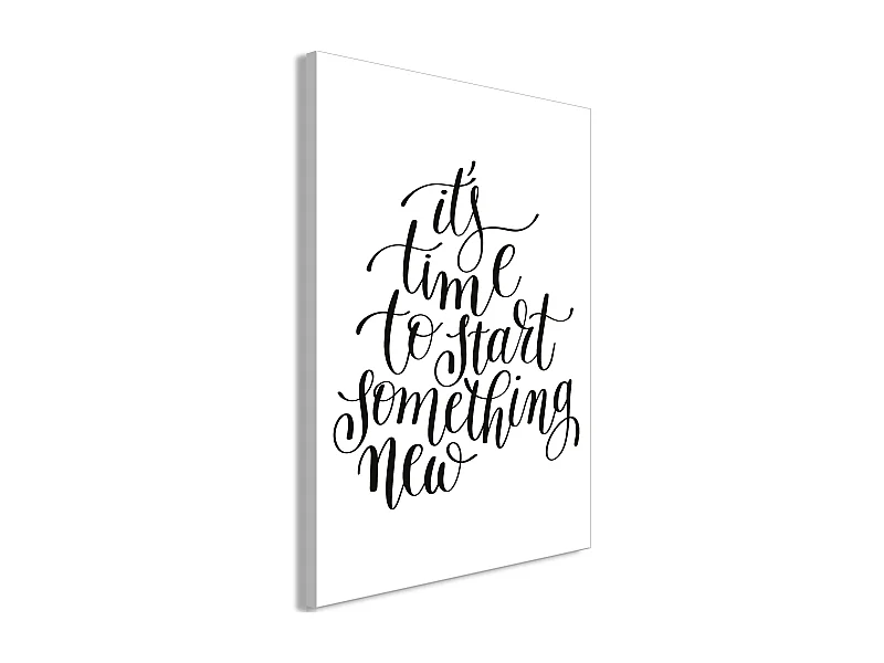 Quadro - It's Time to Start Something New (1 Part) Vertical - 60x90