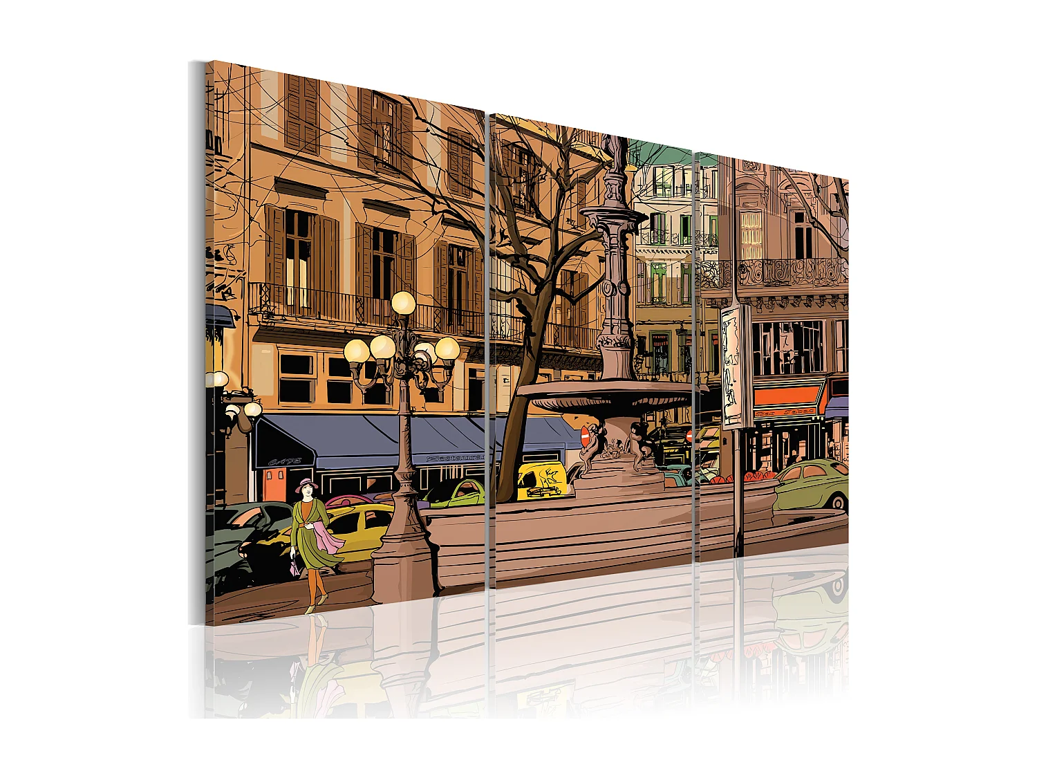 Quadro - Serata tranquilla a Parigi - 60x40