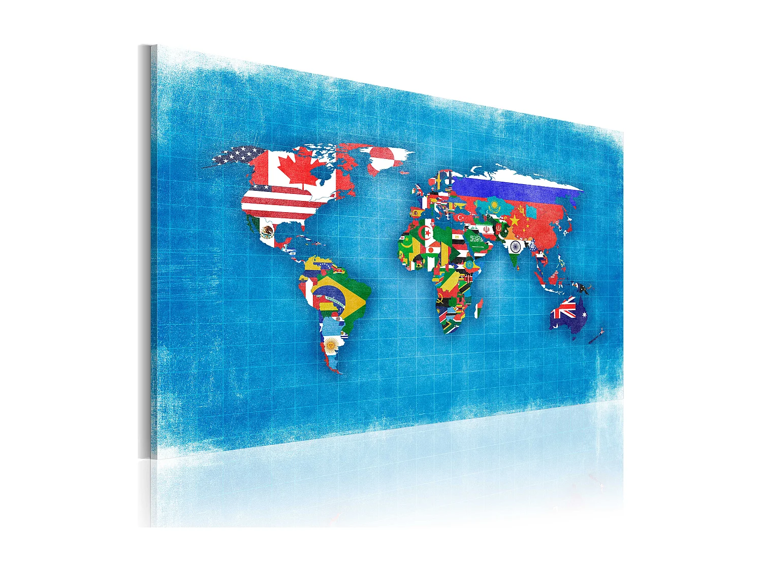 Quadro - Bandiere del mondo - 60x40