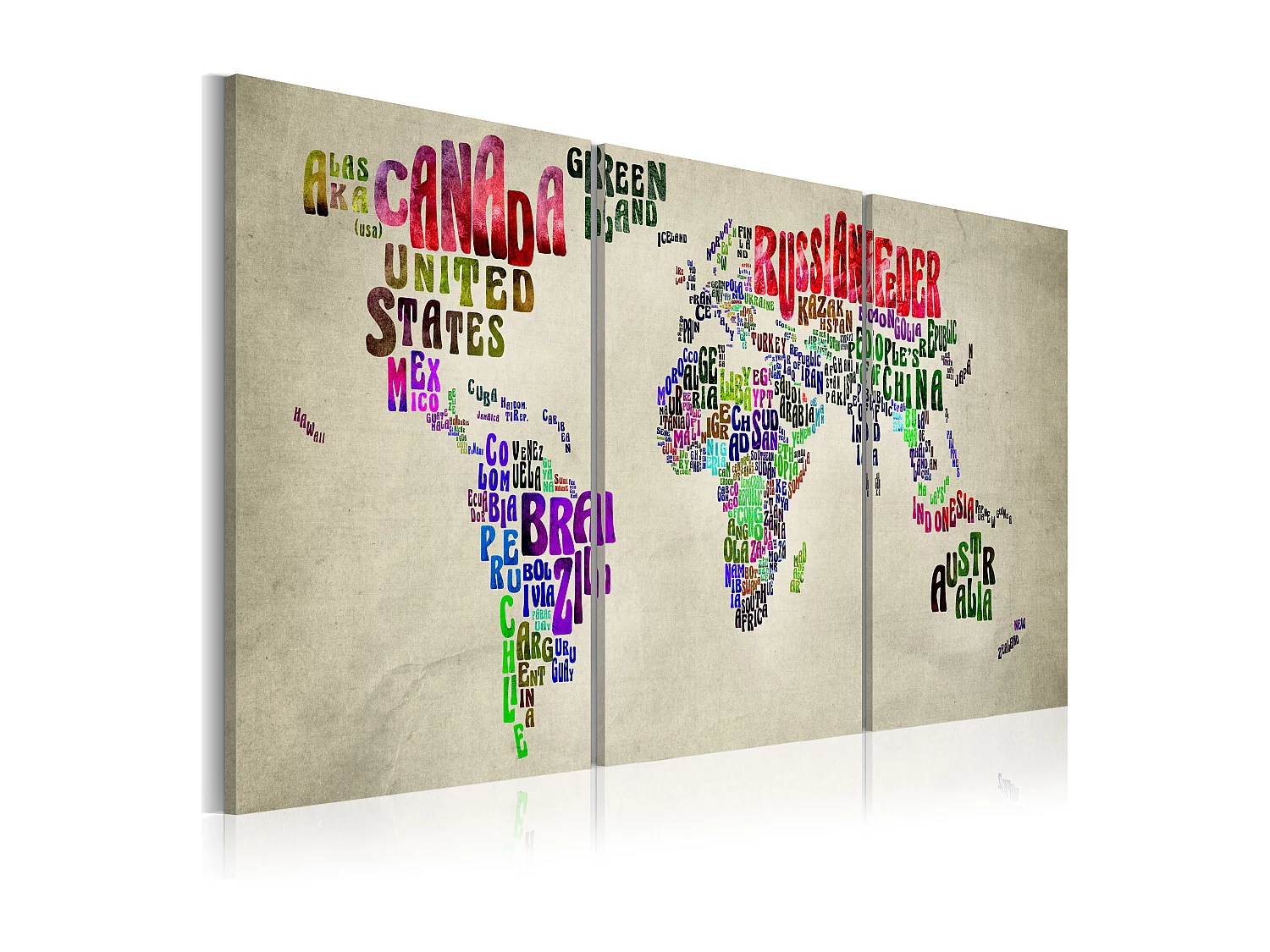 Quadro - Lezione di geografia - 60x30