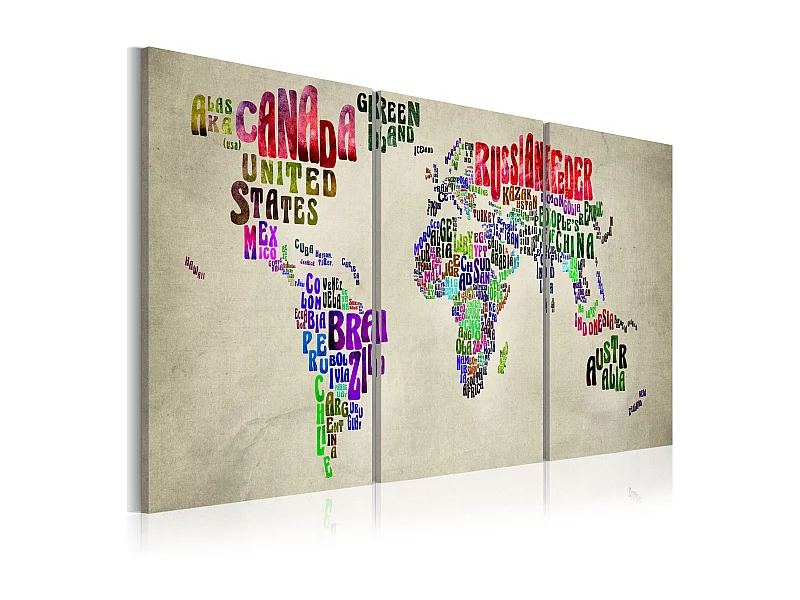 Quadro - Lezione di geografia - 60x30