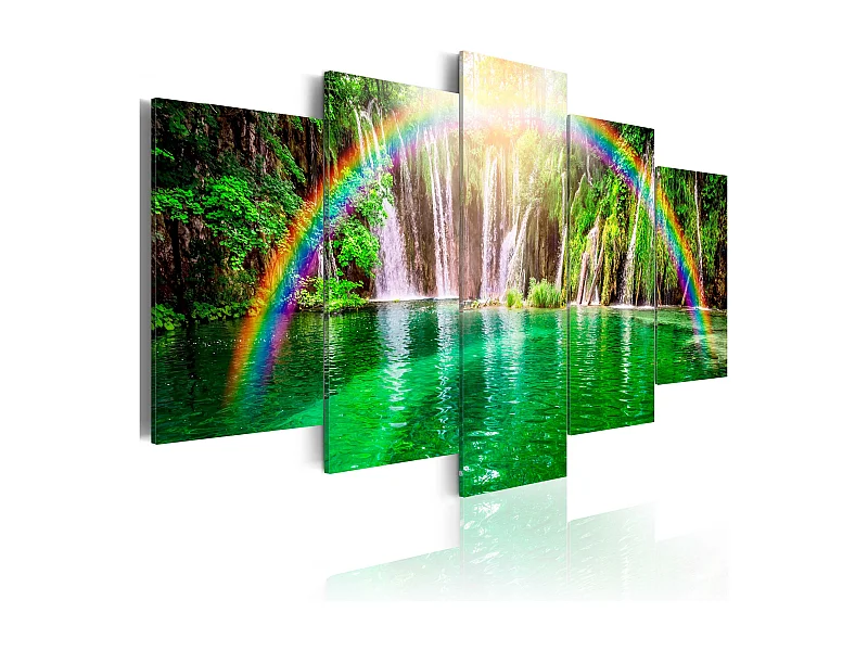 Quadro - Tempo di arcobaleno II - 200x100