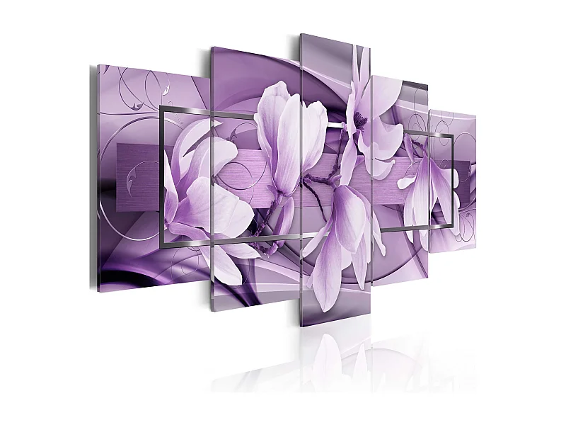 Quadro - Onda viola - 100x50