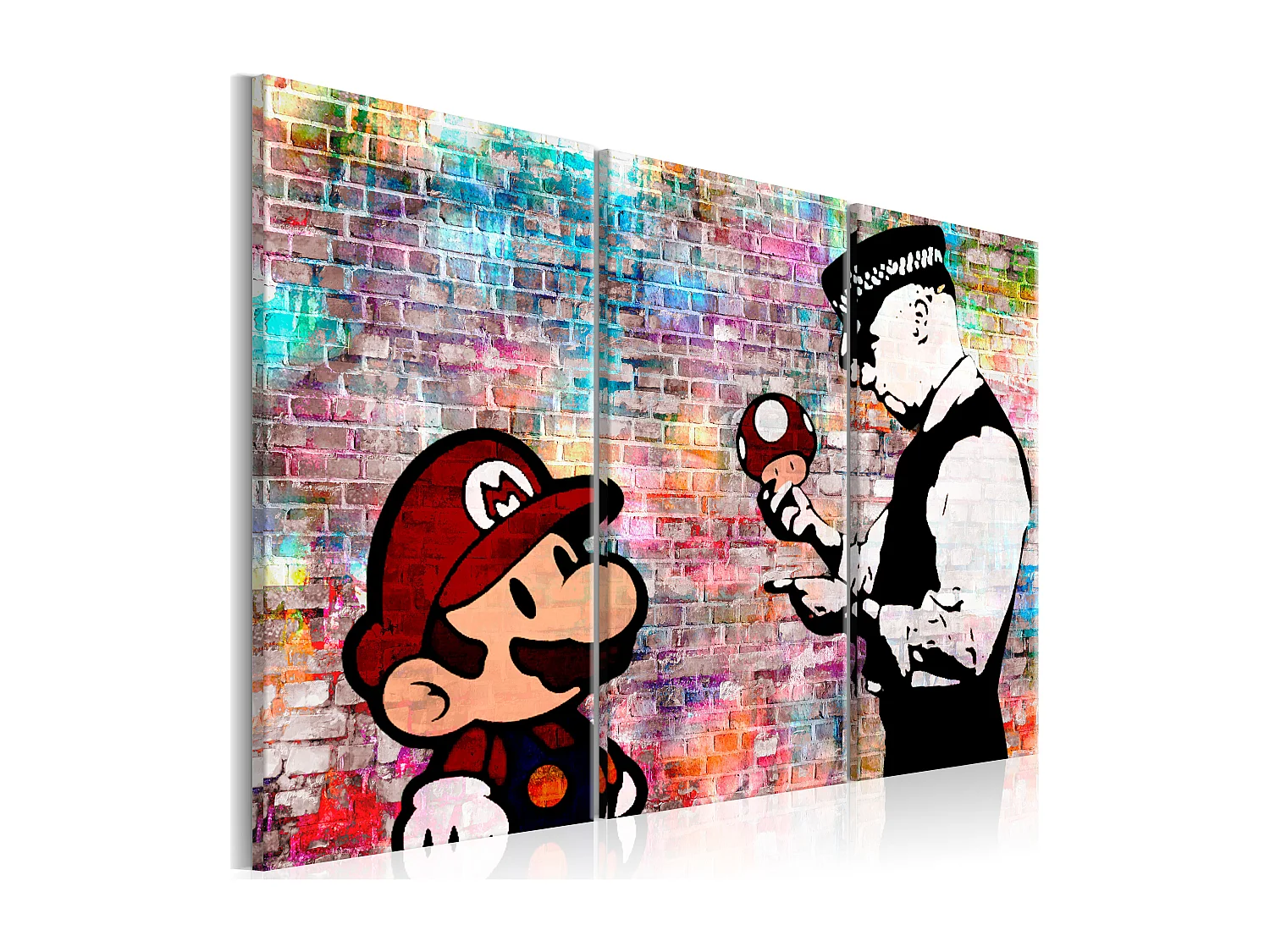 Quadro - Rainbow Brick (Banksy) - 120x80