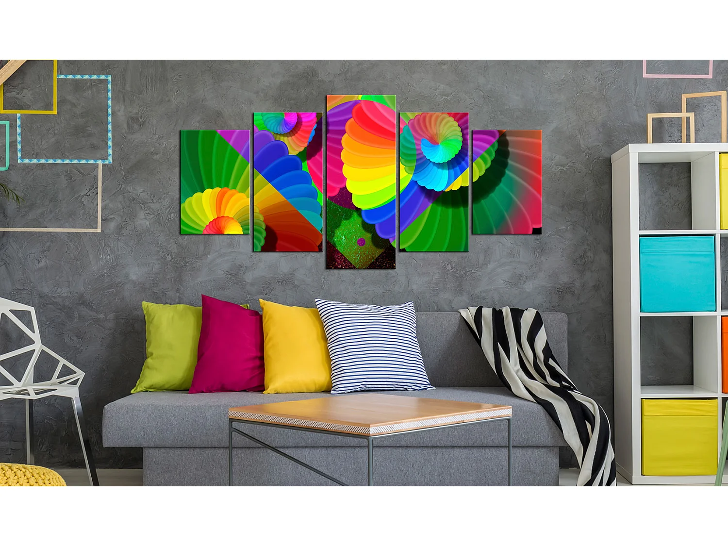 Quadro - Twisted Colours - 100x50
