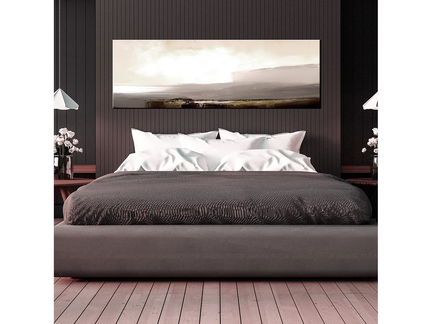 Quadro - Beginning of the End (1 Part) Brown Narrow - 150x50