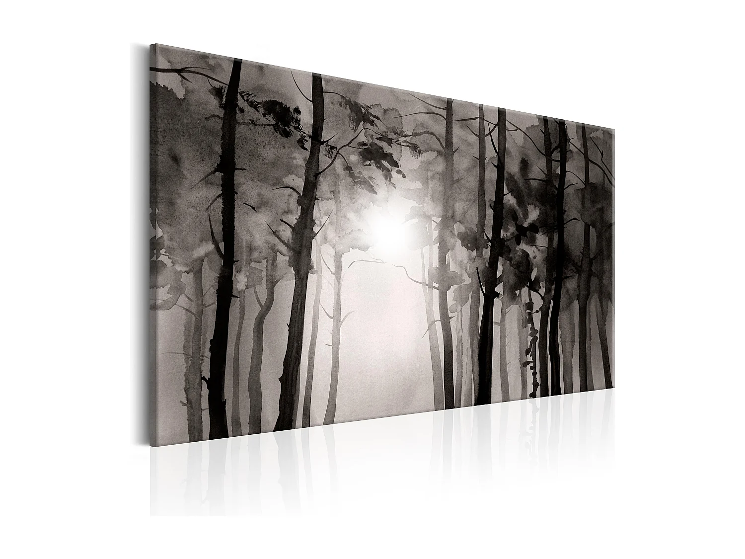 Quadro - Foggy Forest - 120x80