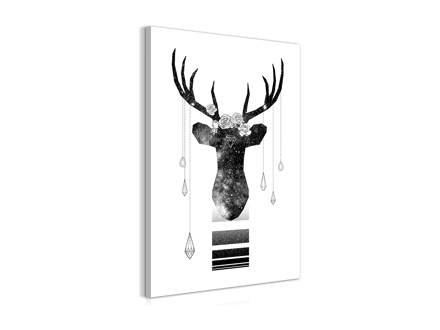 Quadro - Abstract Antlers (1 Part) Vertical - 40x60