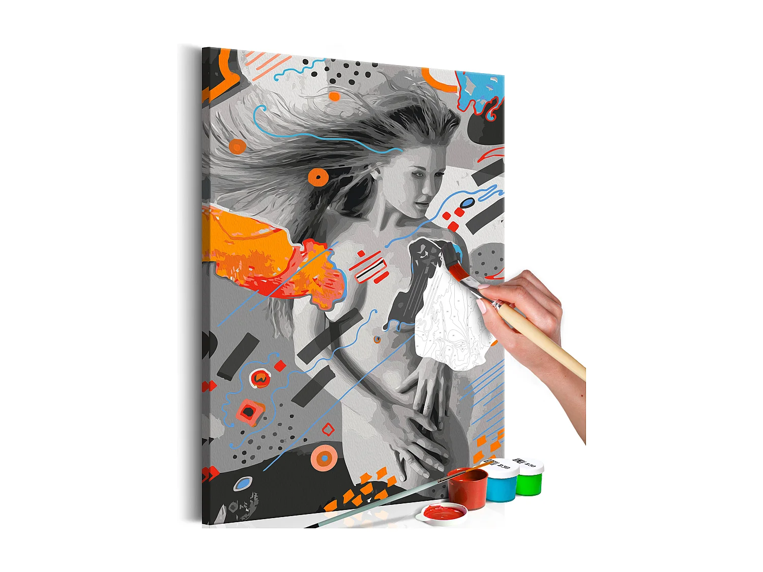 Quadro fai da te - Wind in Hair - 40x60