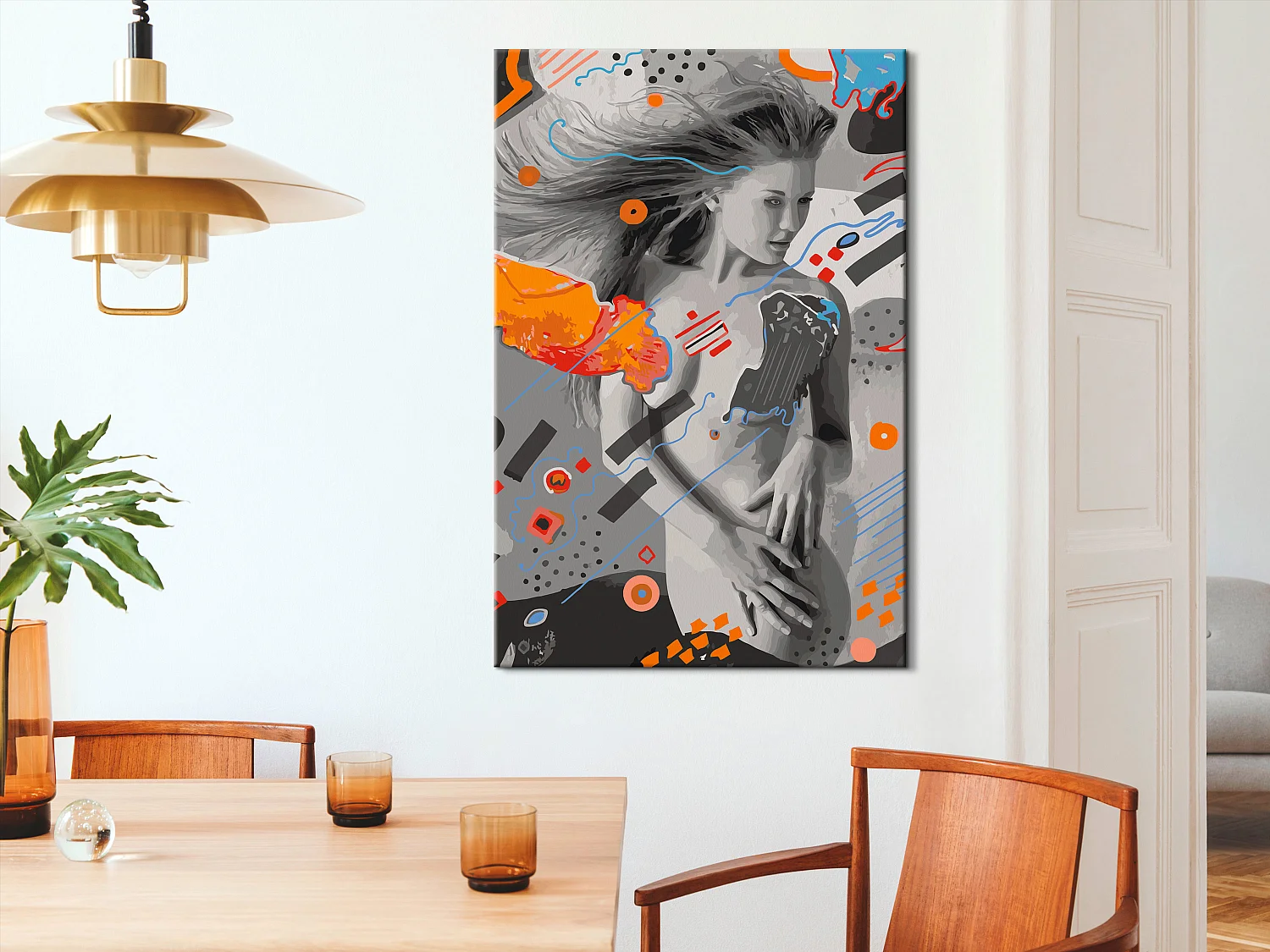 Quadro fai da te - Wind in Hair - 40x60