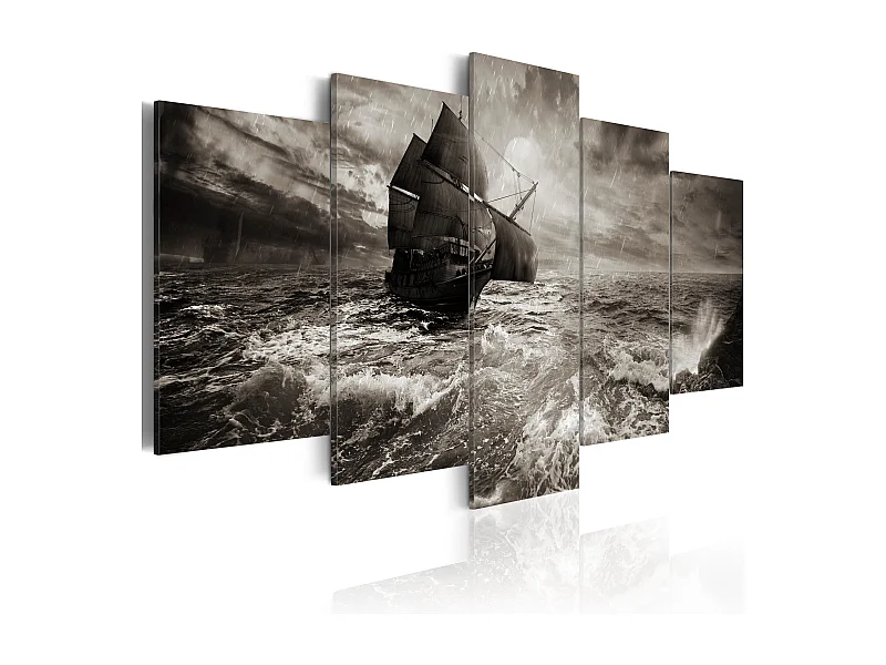 Quadro - Nave durante una tempesta - 200x100