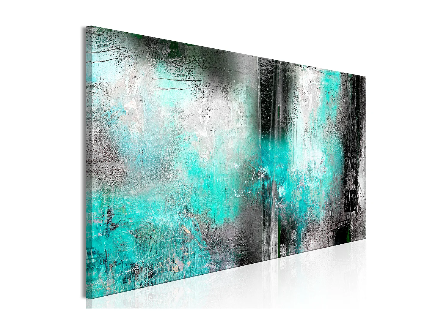 Quadro - Turquoise Fog (1 Part) Narrow - 150x50