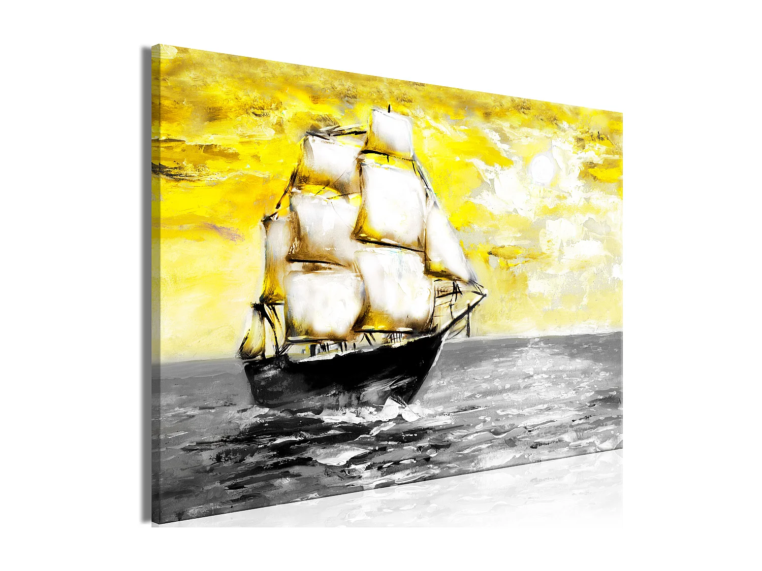 Quadro - Spring Cruise (1 Part) Wide Yellow - 120x80