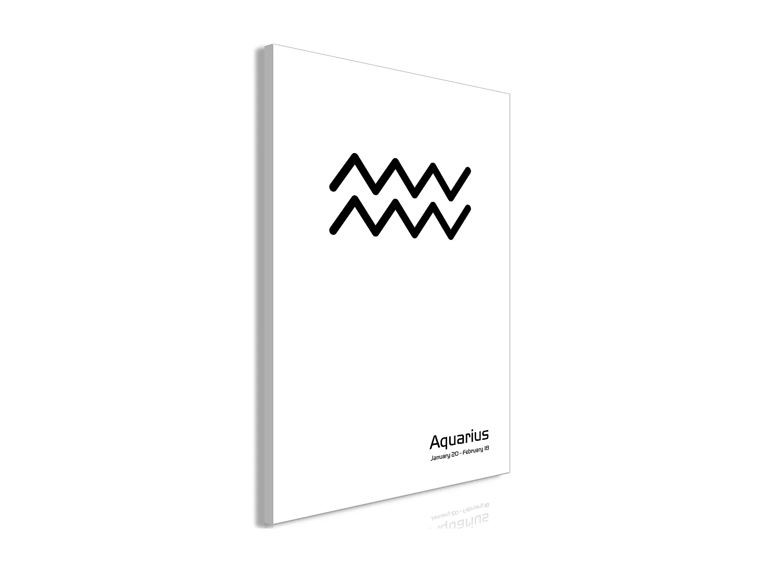 Quadro - Aquarius (1 Part) Vertical - 40x60