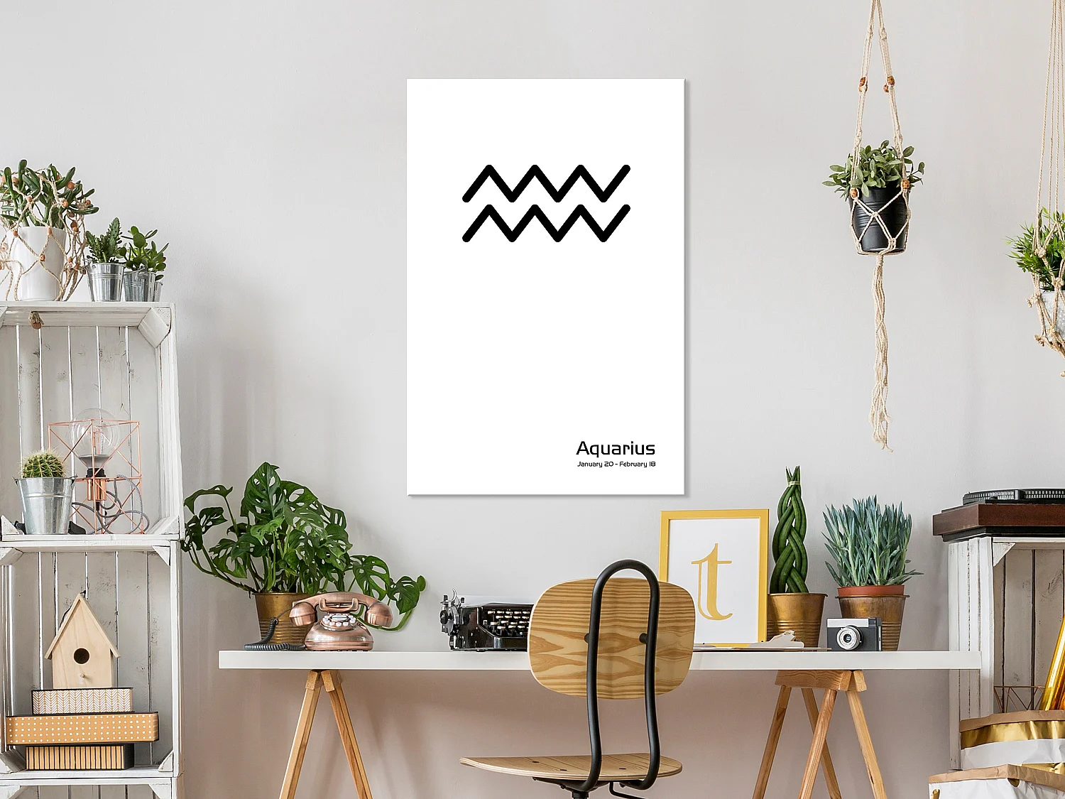 Quadro - Aquarius (1 Part) Vertical - 40x60