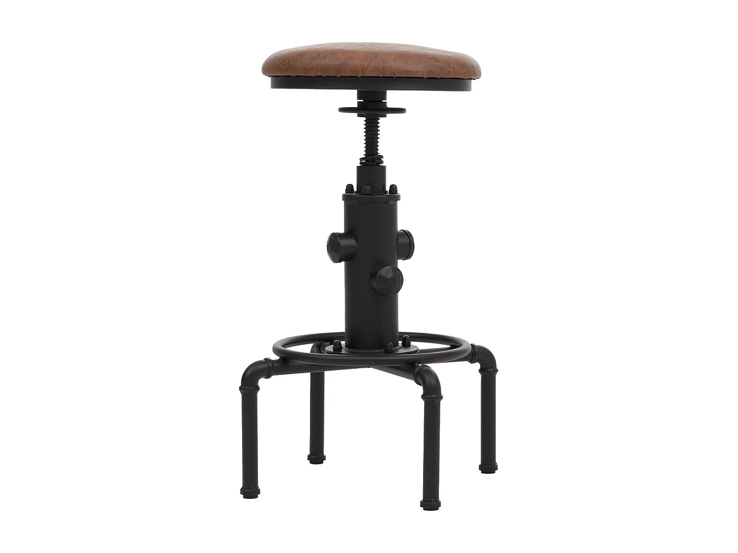 Barhocker MCW-N23 (2er-Set), Braun