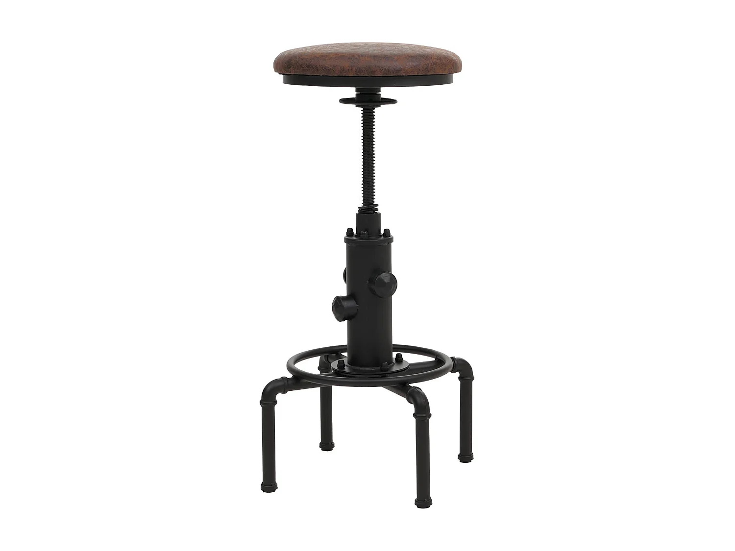 Barhocker MCW-N23 (2er-Set), Braun