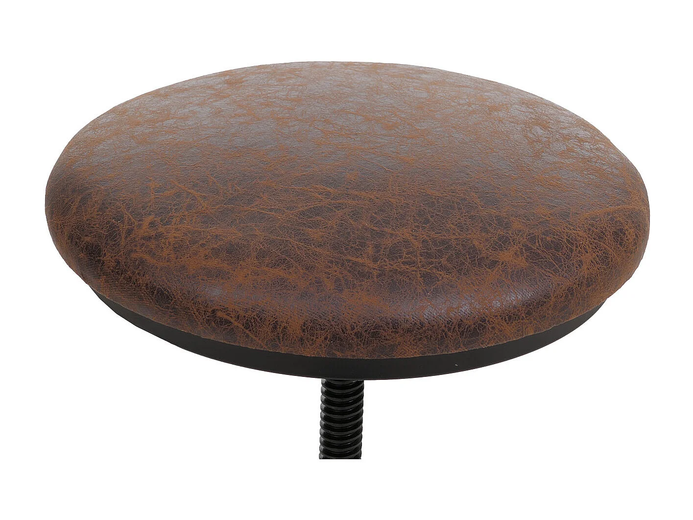 Barhocker MCW-N23 (2er-Set), Braun-schwarz