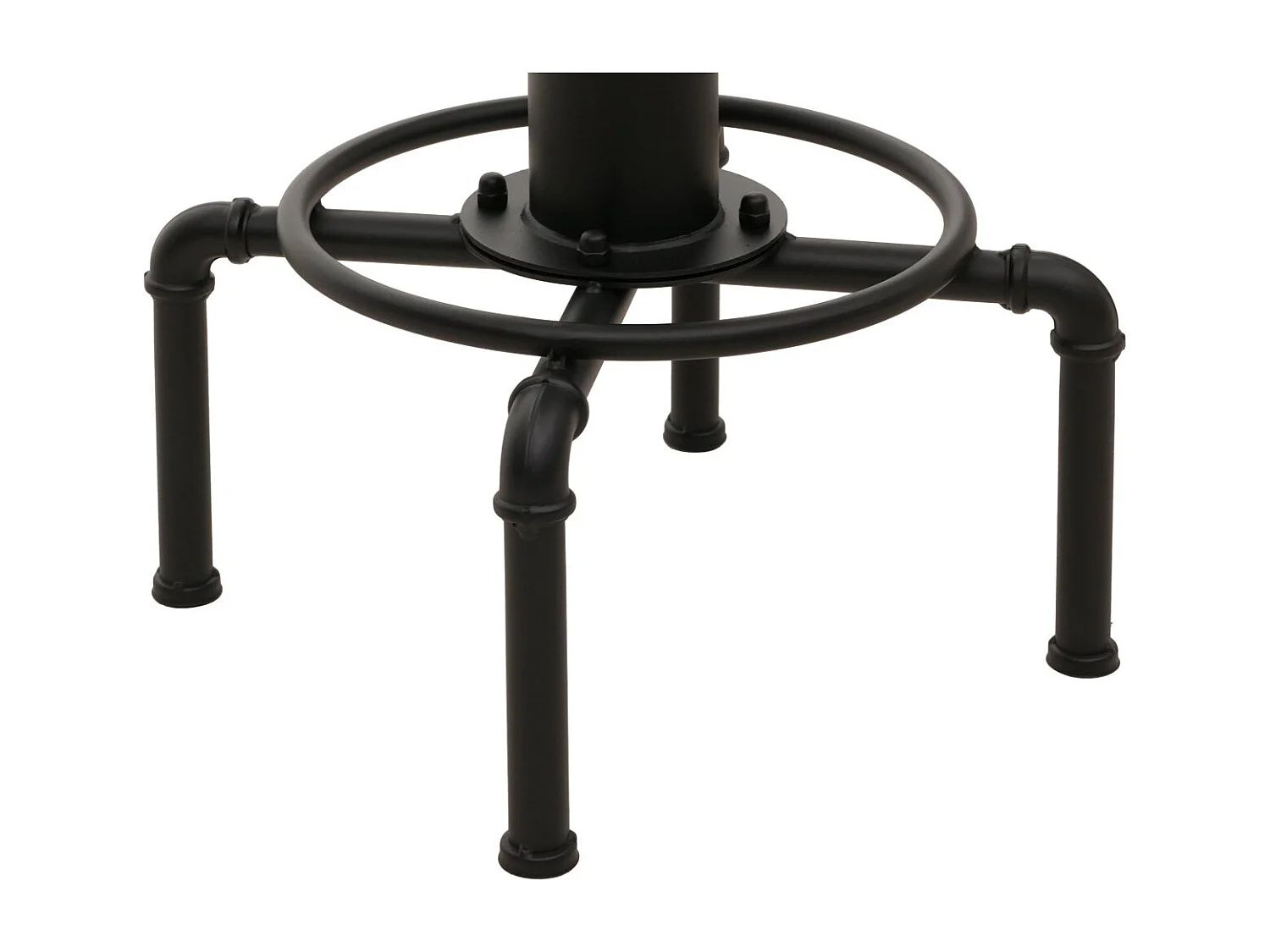 Barhocker MCW-N23 (2er-Set), Braun-schwarz