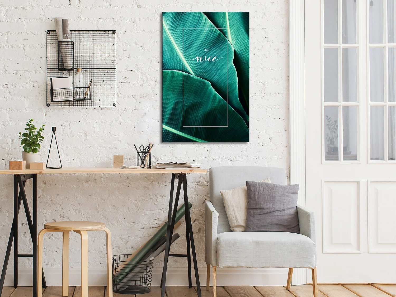 Quadro - Be Nice (1 Part) Vertical - 40x60