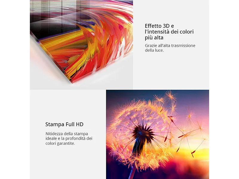 Quadri su vetro acrilico - Rainbow Map [Glass] - 60x40