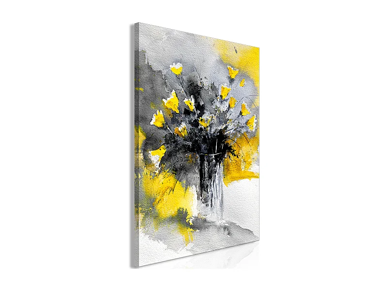 Quadro - Bouquet of Colours (1 Part) Vertical Yellow - 40x60