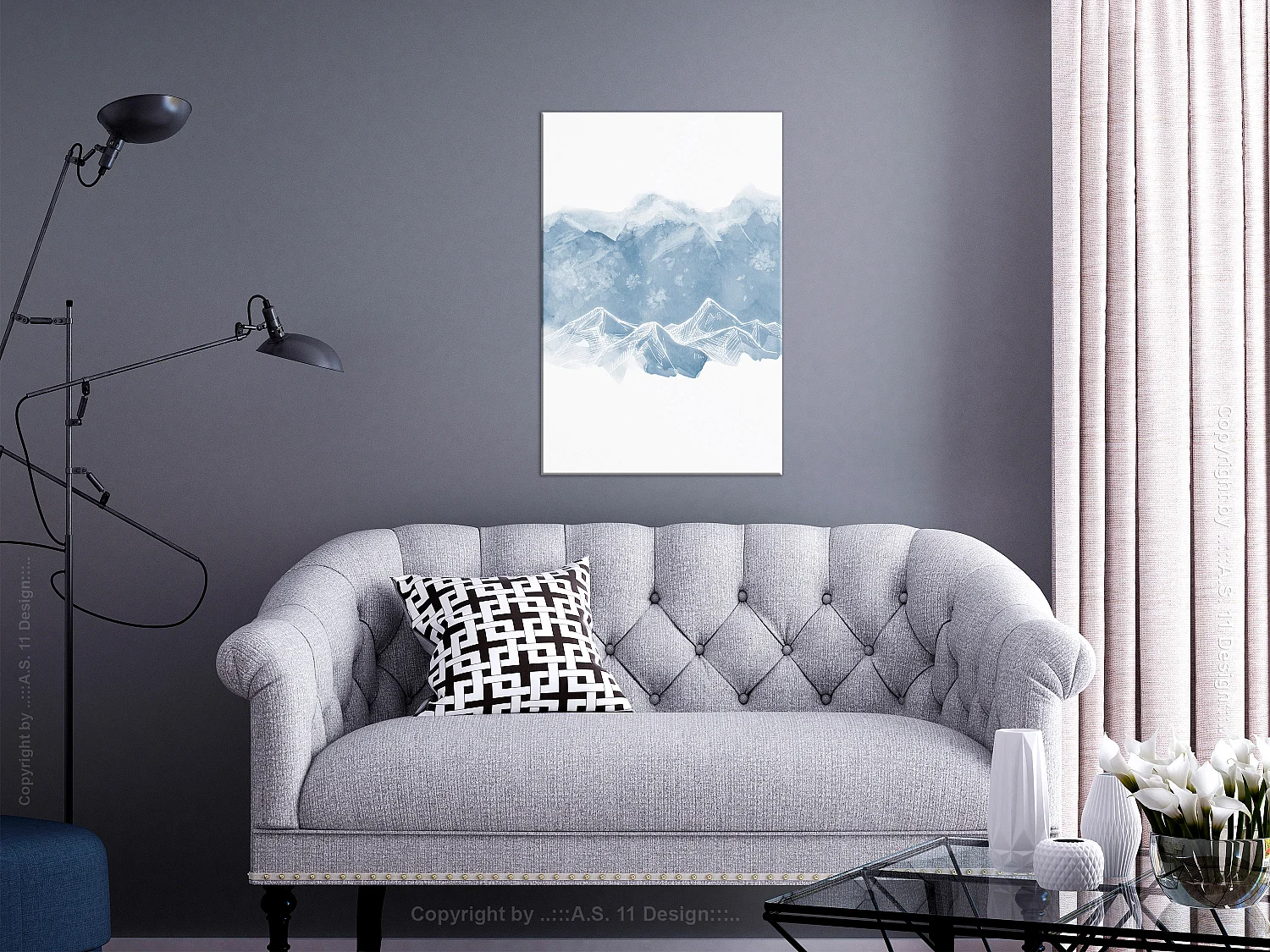 Quadro - Ice Land (1 Part) Vertical - 60x90