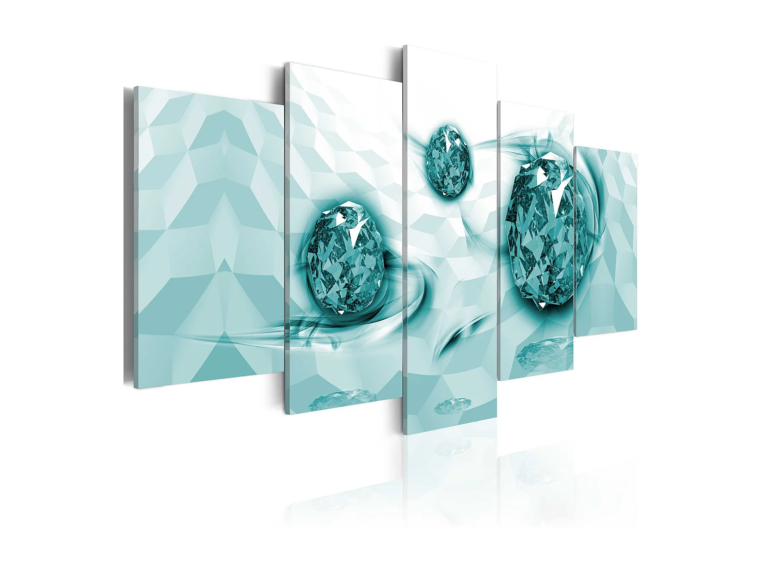 Quadro - Embedded In Turquoise - 100x50