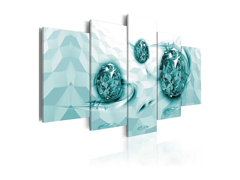Quadro - Embedded In Turquoise - 100x50