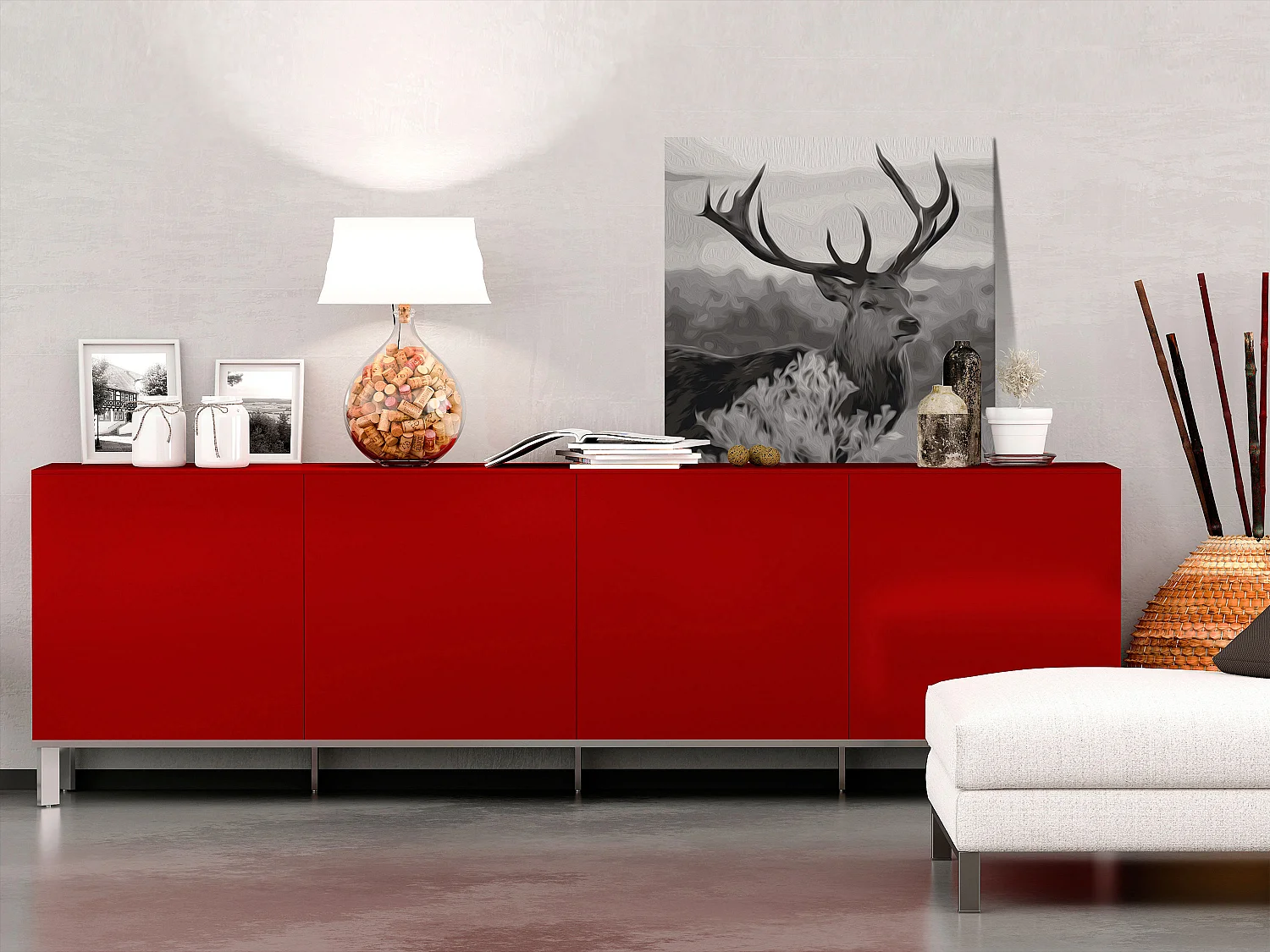 Quadro fai da te - Grey Wildness - 40x40