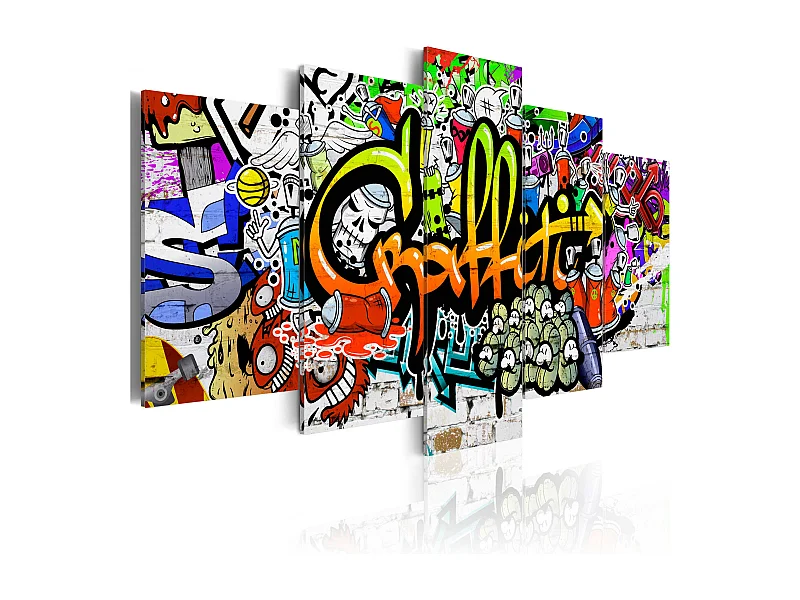 Quadro - Graffiti artistico - 200x100