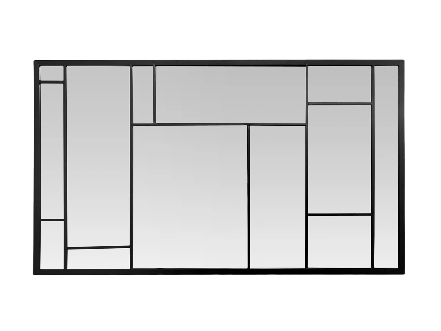 Grand miroir artiste noir 80x140cm