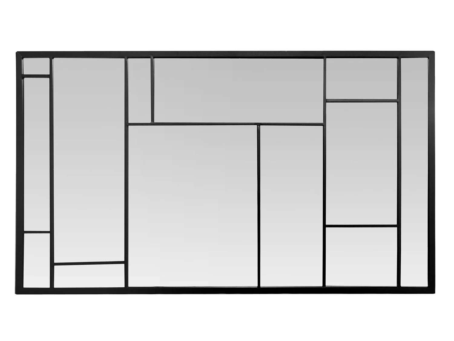Grand miroir artiste noir 80x140cm