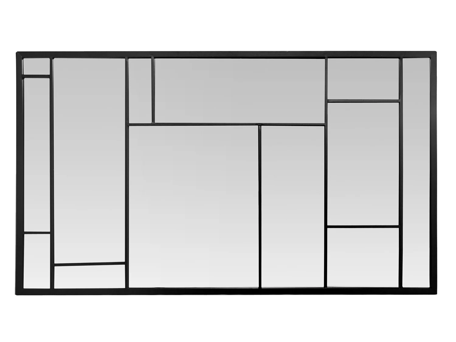 Grand miroir artiste noir 80x140cm