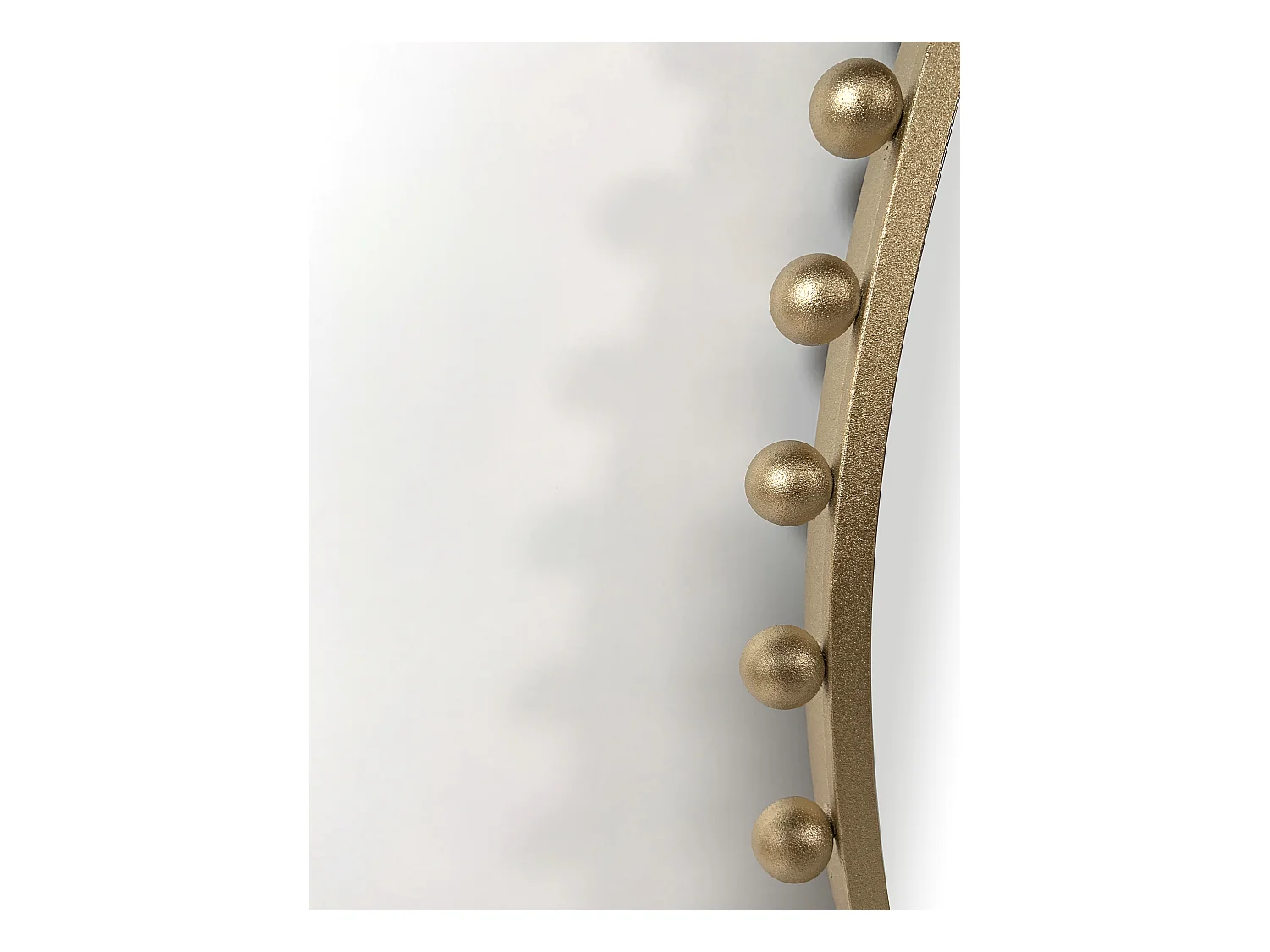 Miroir métal doré 46x61cm