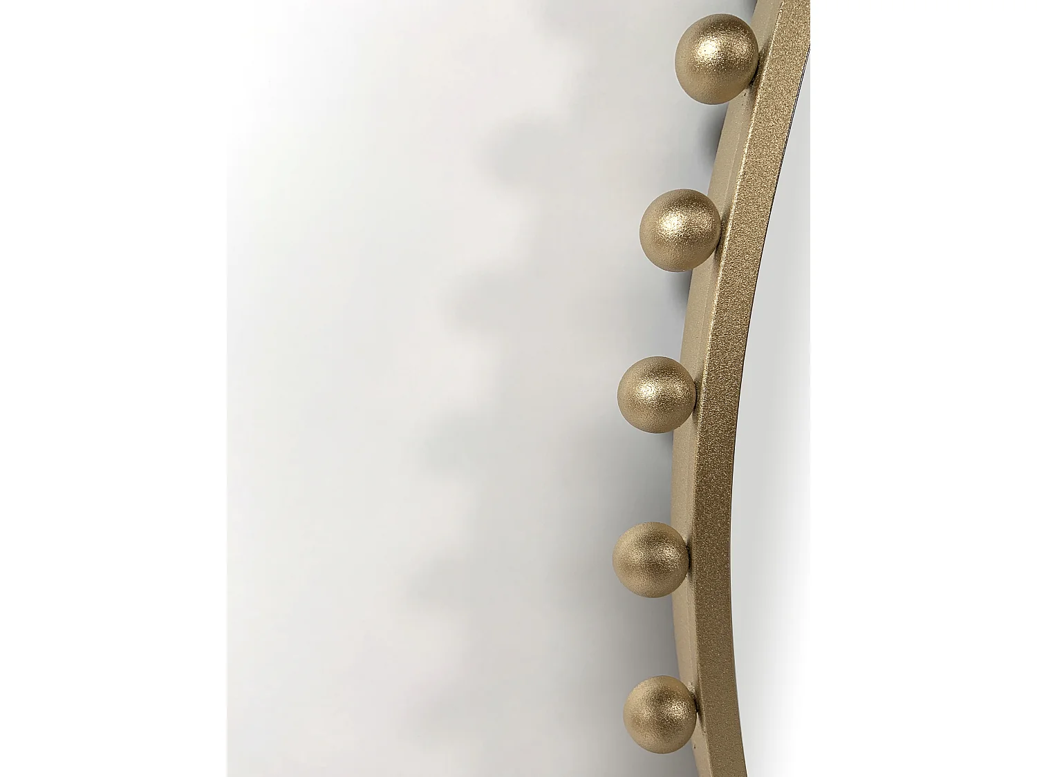 Miroir métal doré 46x61cm