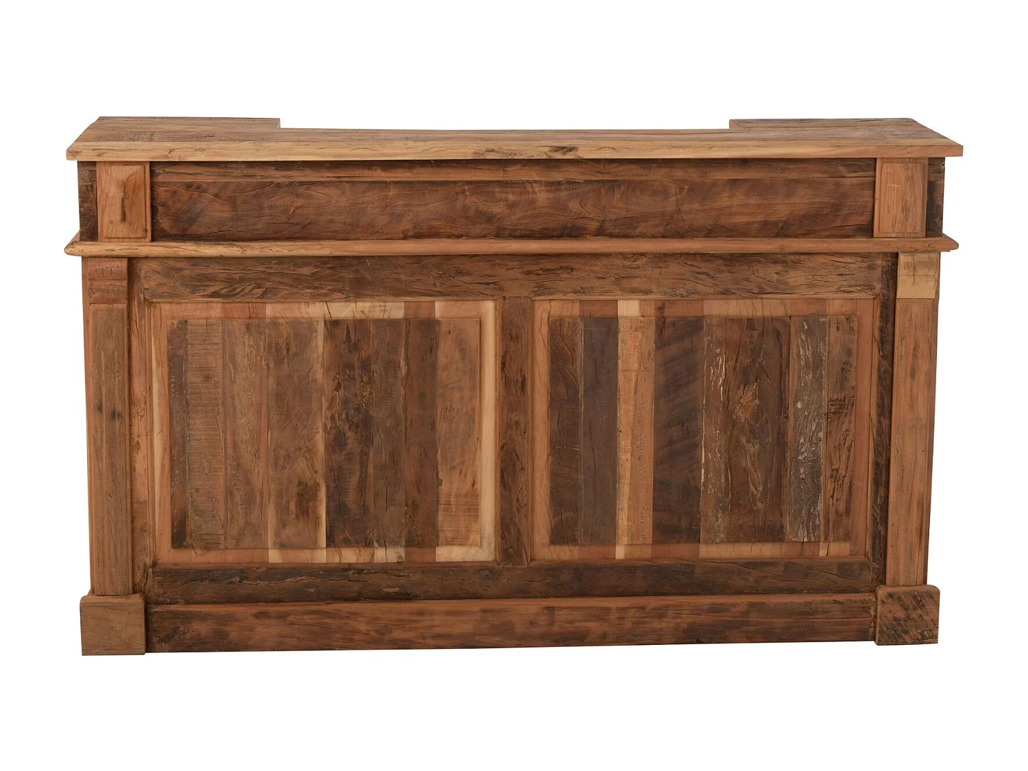 Bar en bois rangements multiples