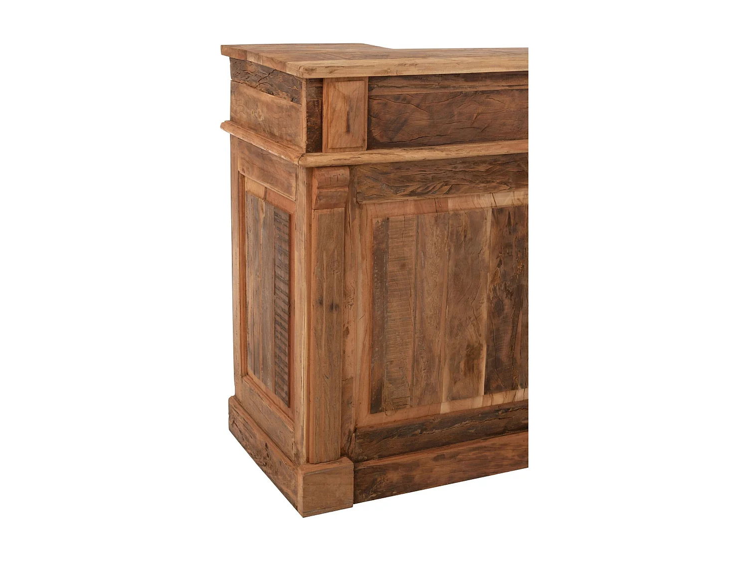 Bar en bois rangements multiples