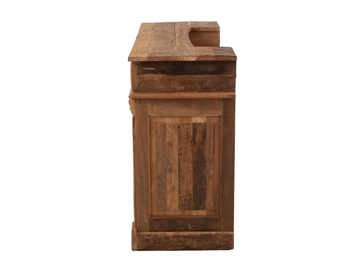 Bar 2 Tiroir en Bois "Hollywood" 180cm Naturel